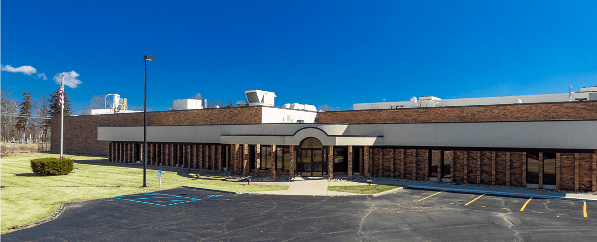 The Fibre Converters plant on One Industrial Drive in Constantine, Michigan